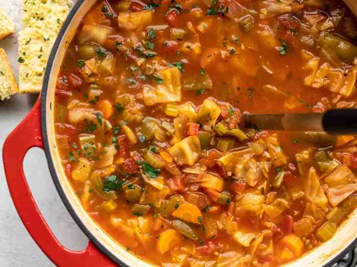 Napa cabbage soup recipe