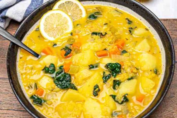 Lentil and potato soup recipe