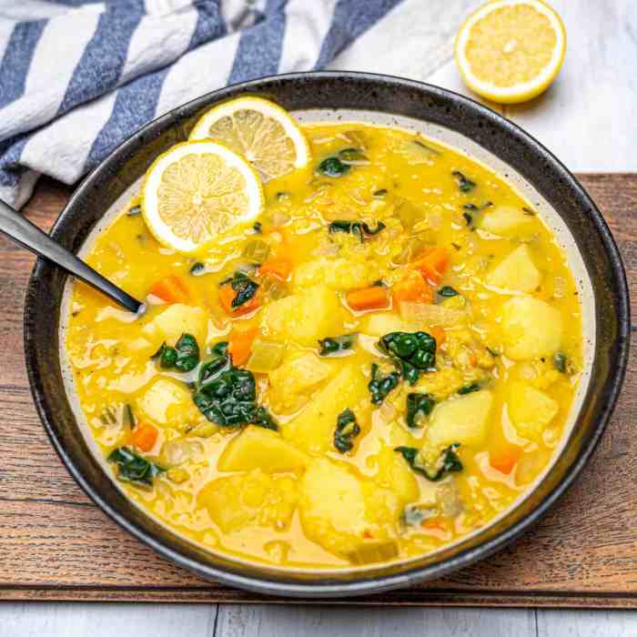 Lentil and potato soup recipe